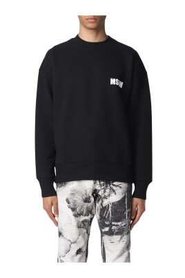 sweat-shirt-col-rond-noir