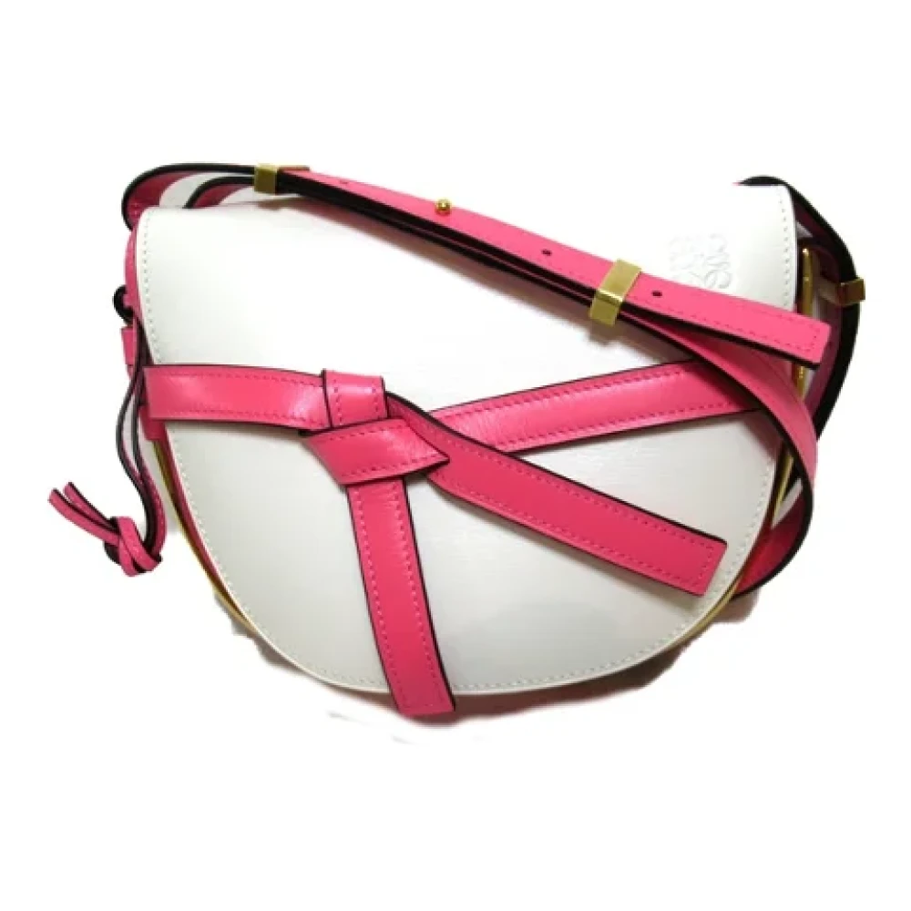 Loewe Pre-owned Leather shoulder-bags Pink Dames