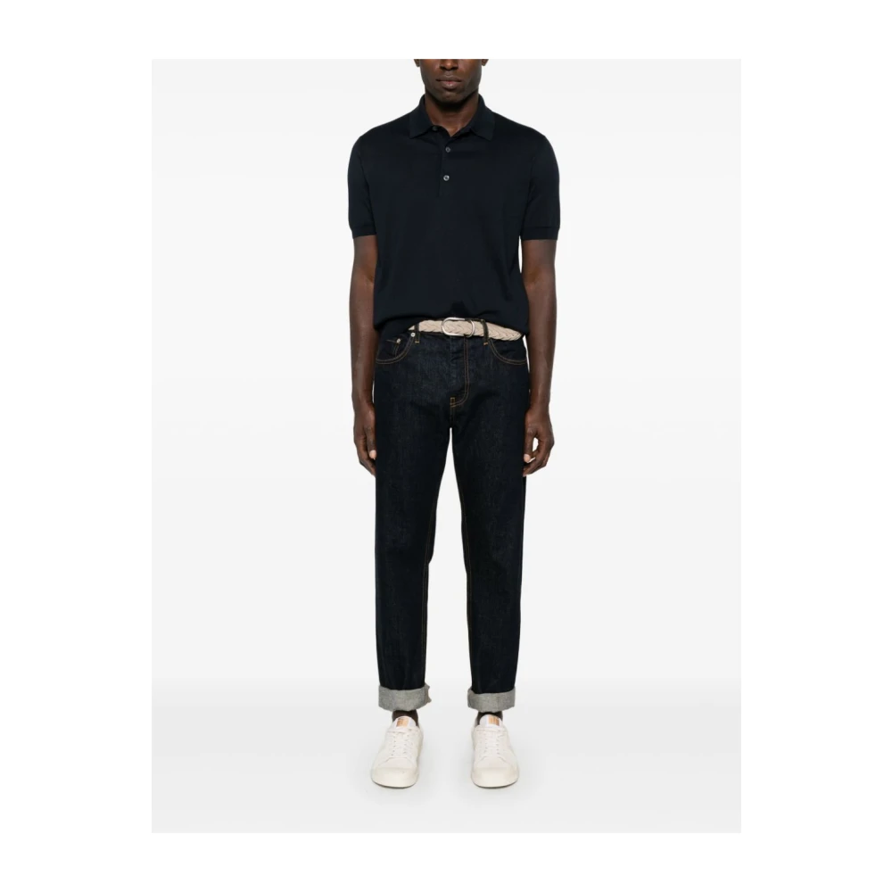 Tom Ford Blauw Poloshirt Casual Stijl Blue Heren