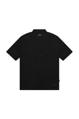 embroidered-logo-mandarin-collar-t-shirt