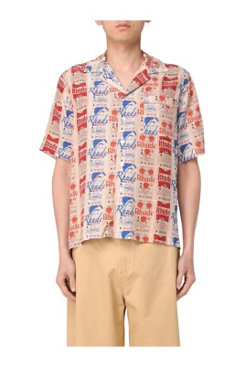 ticket-print-short-sleeve-shirt