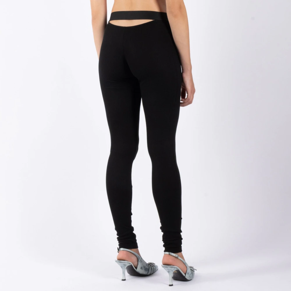 Acne Studios Zwarte Skinny Broek Ak0851 Black Dames