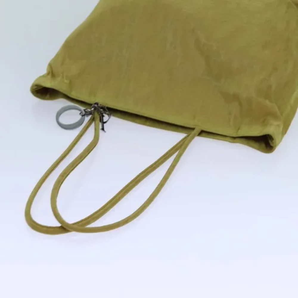 Dior Vintage Pre-owned Nylon totes Yellow Dames