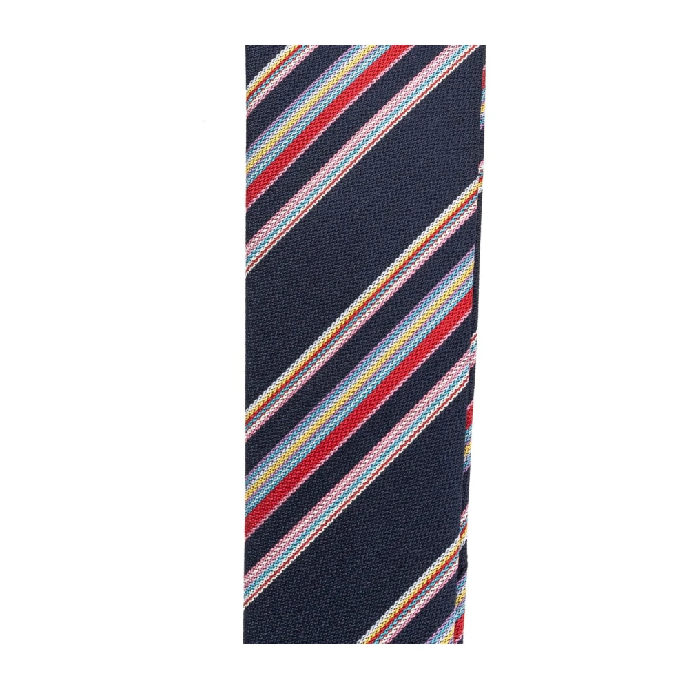 PS By Paul Smith Zijden stropdas met streepmotief Multicolor Heren