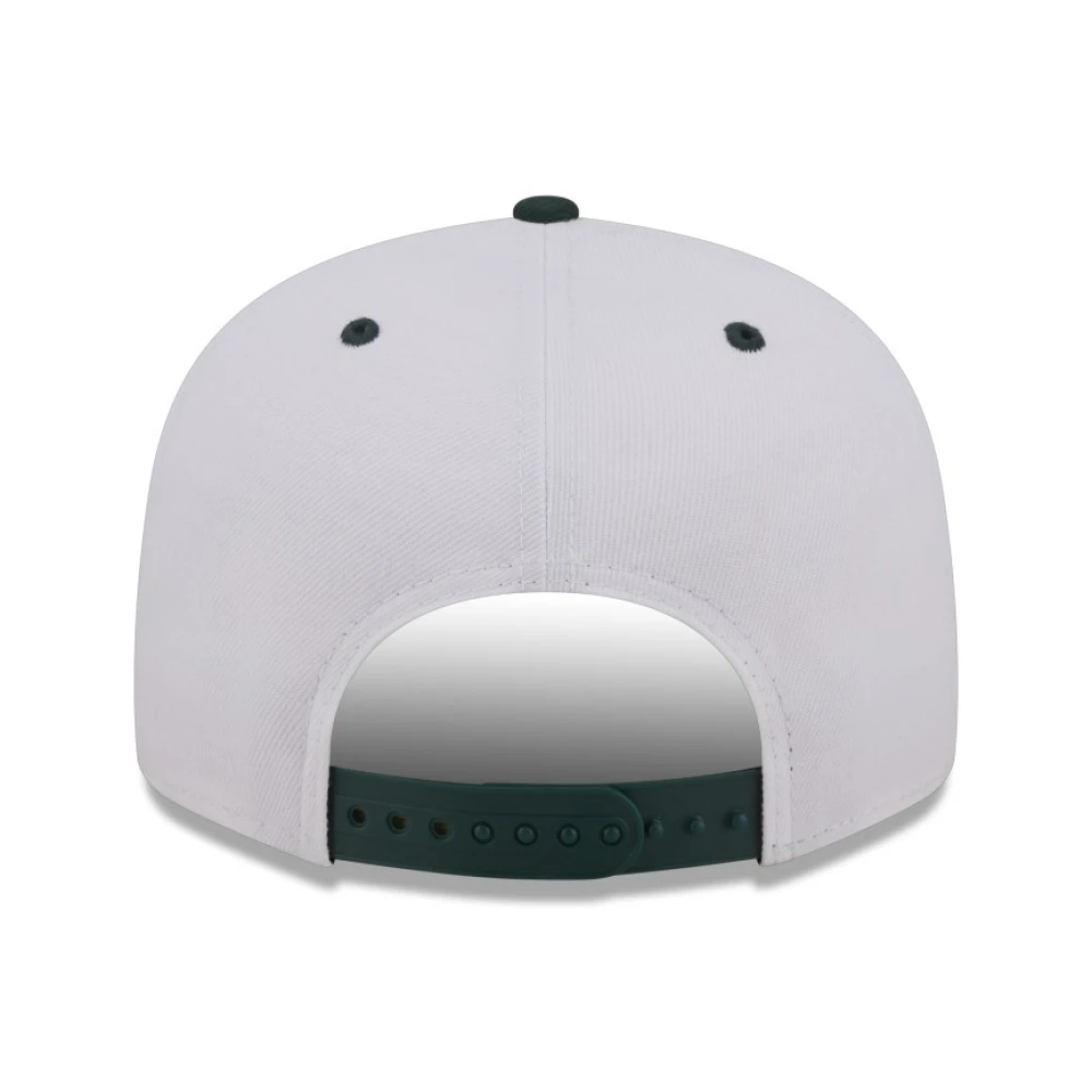 new era Witte Athletics Retro Title Pet White Heren