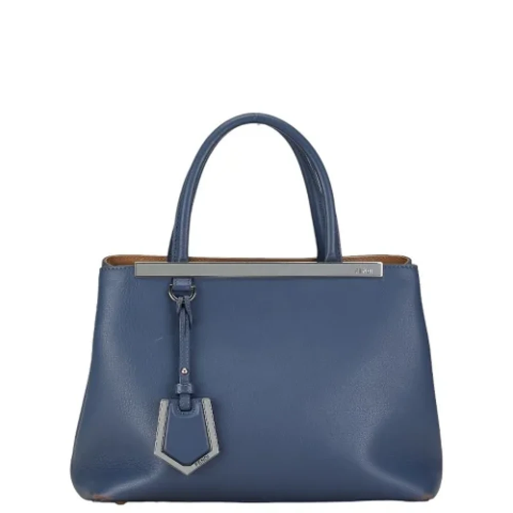 Fendi Vintage Pre-owned Fabric fendi-bags Blue Dames