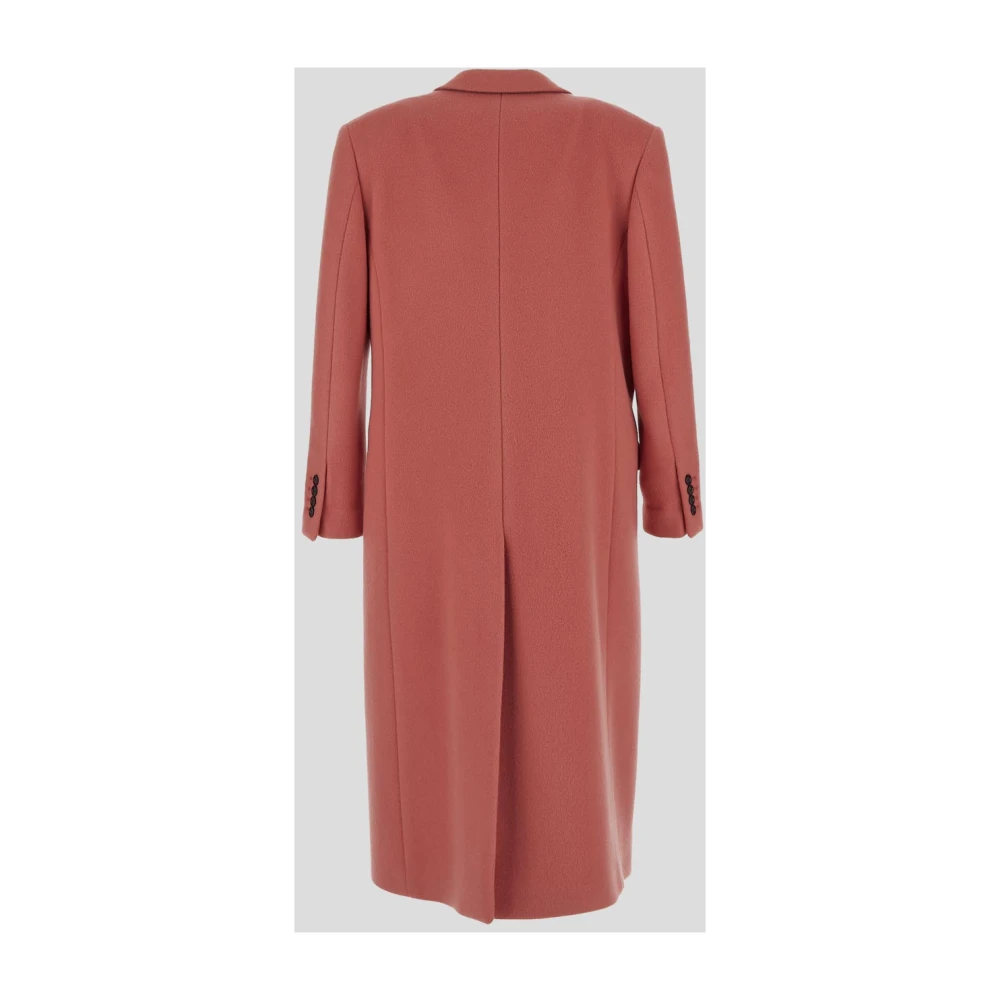 Lardini Double Breasted Wollen Blend Damesjas Pink Dames