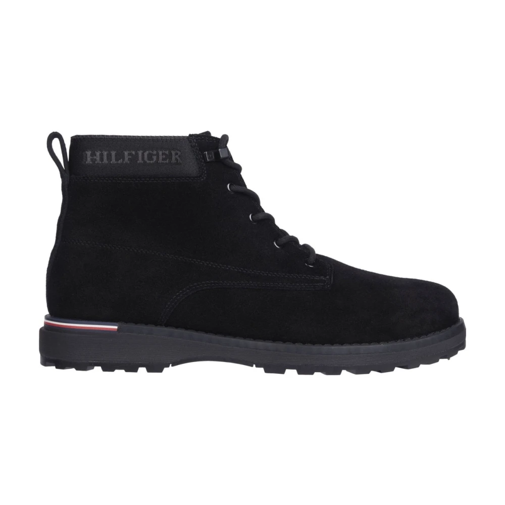 Tommy Hilfiger Men's Black Corporate Outdoor Ankle Boots