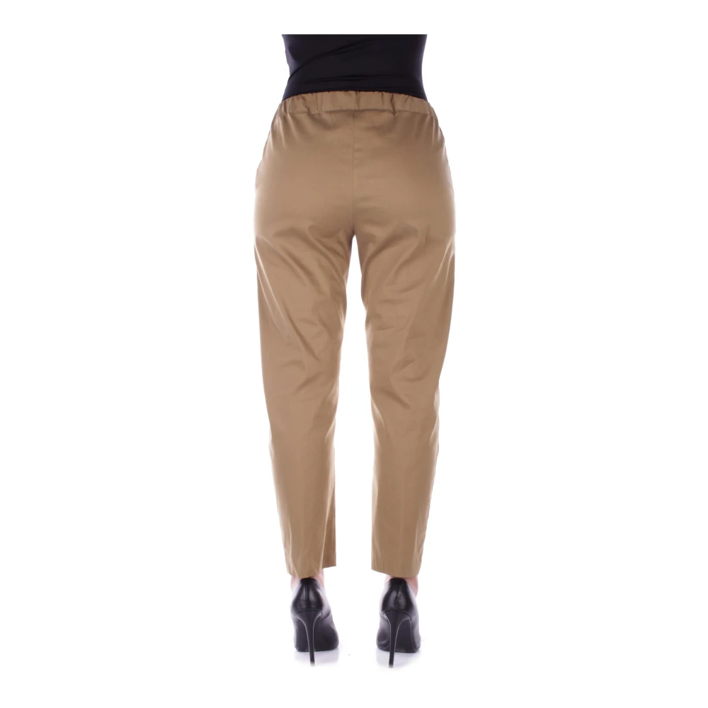 Semicouture Trousers Brown Dames