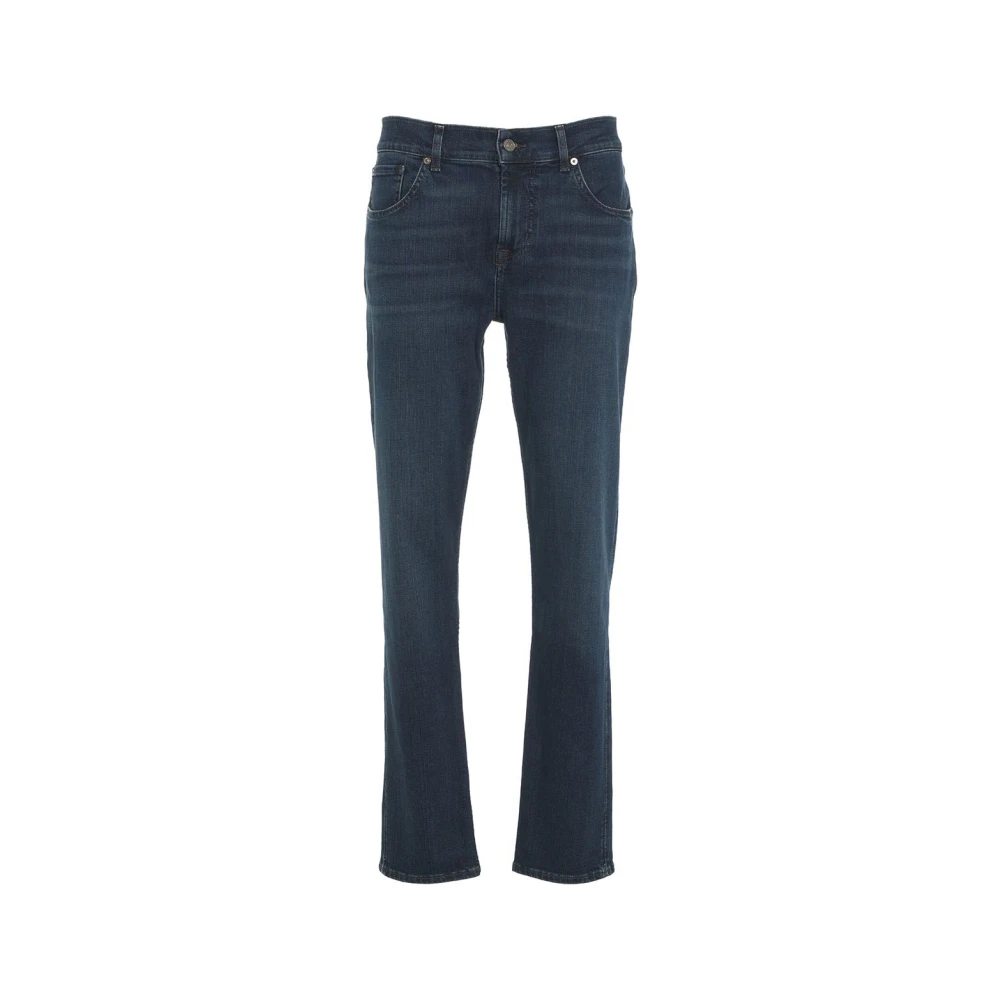 7 For All Mankind Blauwe Slimmy Tapered Jeans Blue Heren