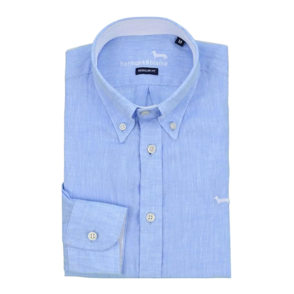 Harmont & Blaine Lange mouwen overhemd Blue Heren