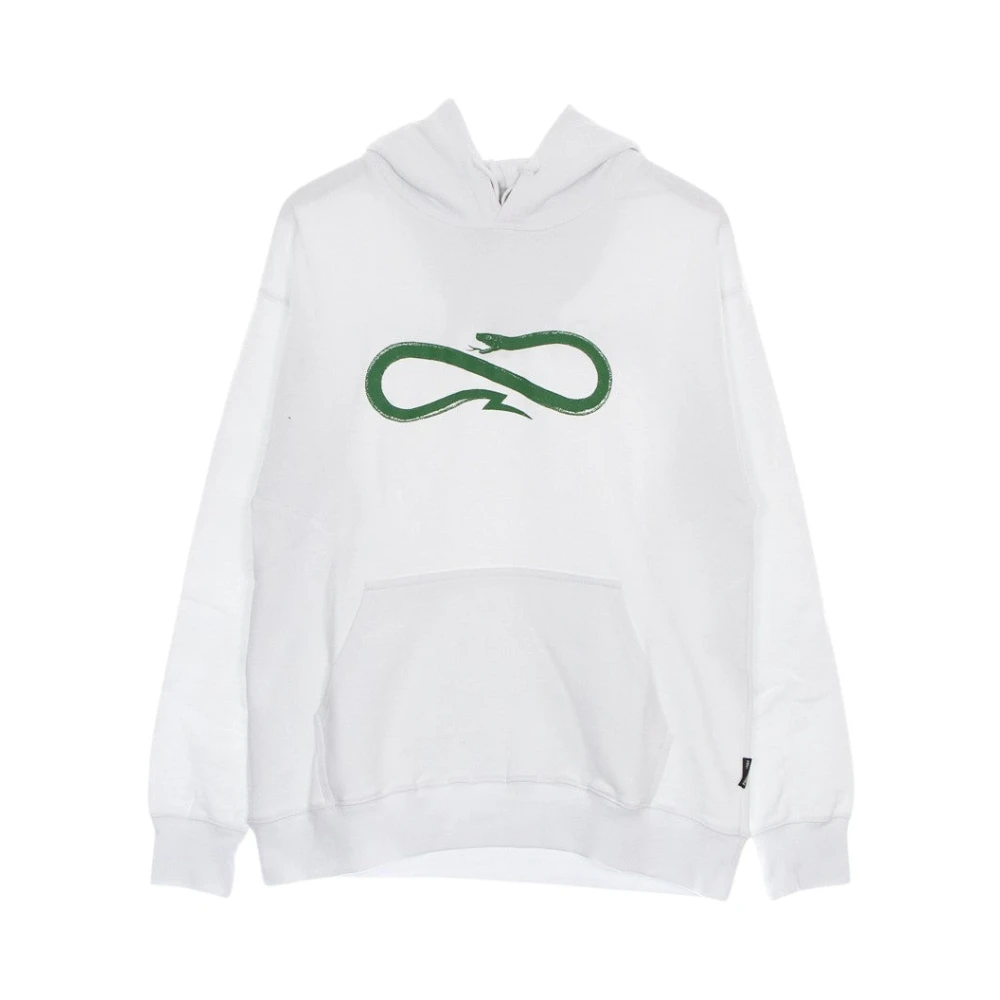 Propaganda White Green Logo Hoodie Lightweight Sweatshirt - Male - Hoodies - M - Sweatshirts & Hoodies