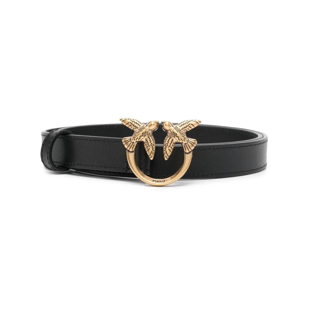 Pinko , Belts, Female, Black, S, Love Birds H2 Belt