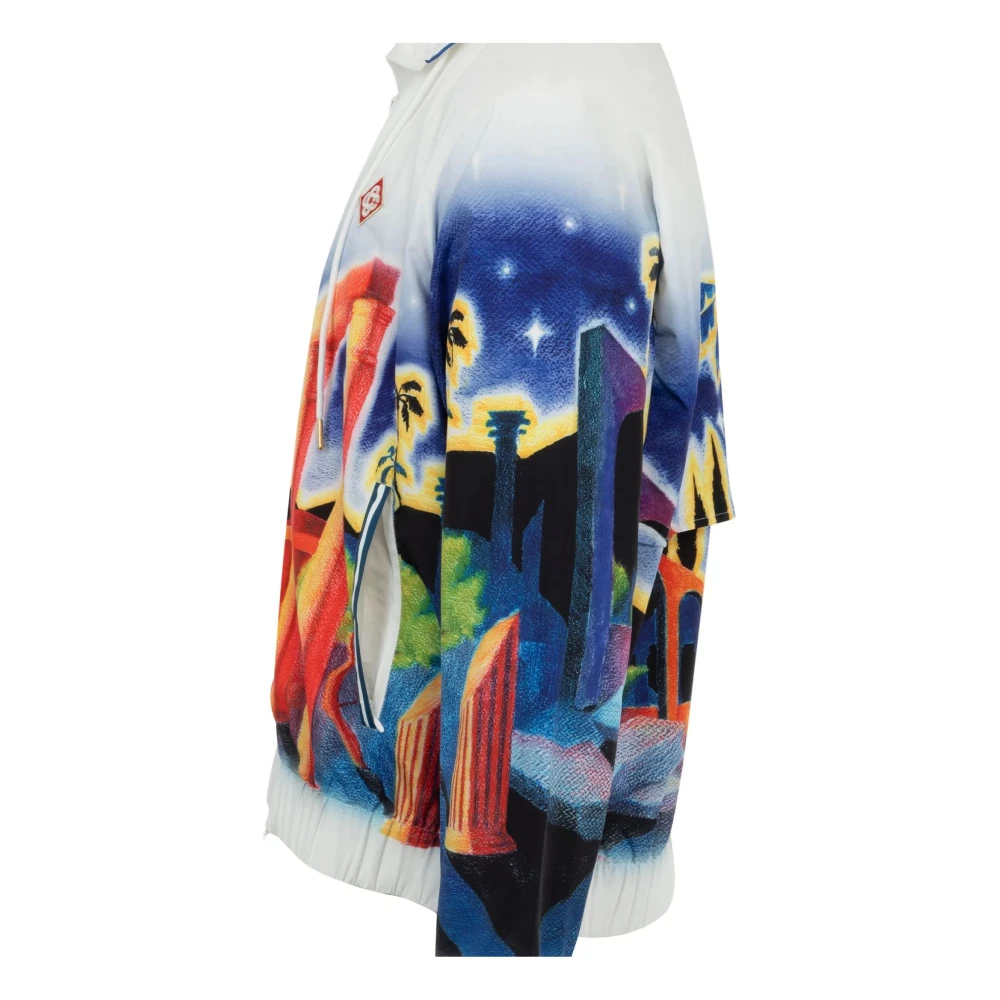 Casablanca Witte Windjack Midnight Acropolis Multicolor Heren