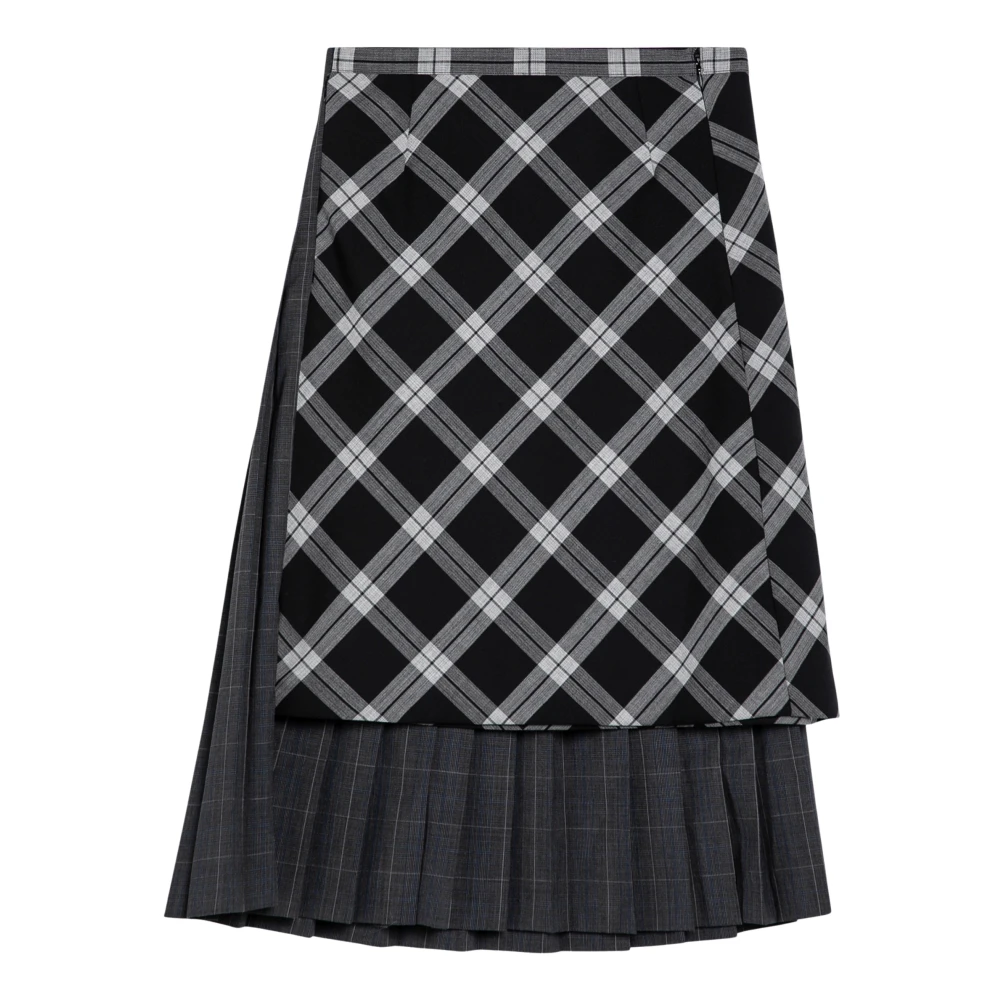 Balenciaga Mini Rok in Trendy Stijl Black Dames