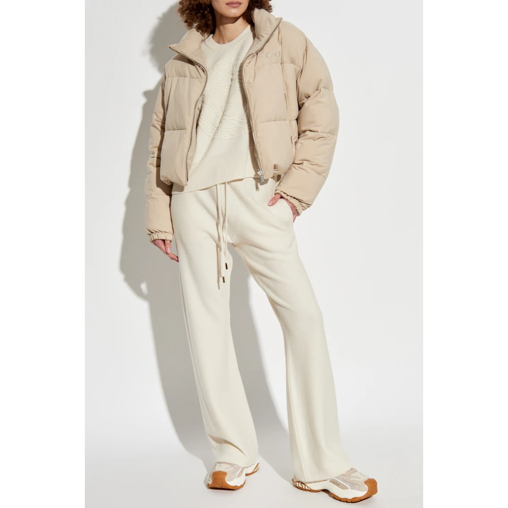 Versace Wollen broek Beige Dames