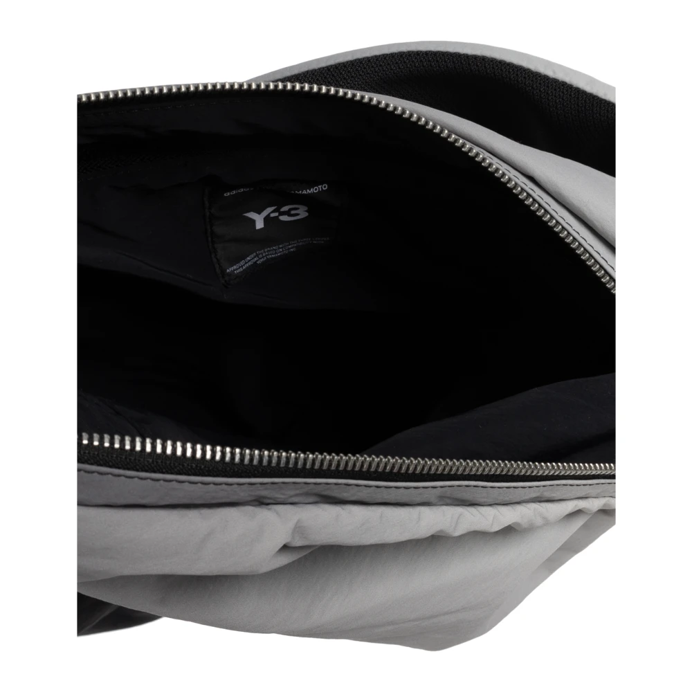 Y-3 Rugzak met logo Gray Unisex