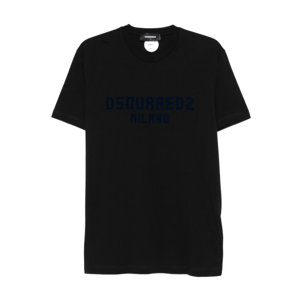 Dsquared2 Men's Black Cool Fit Milano T-Shirt - T-Shirts - M - Tops