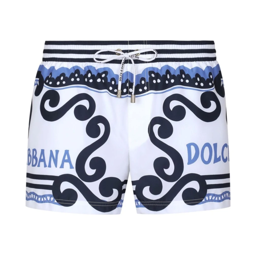 Dolce & Gabbana Heldere Blauwe Zee Kleding White Heren