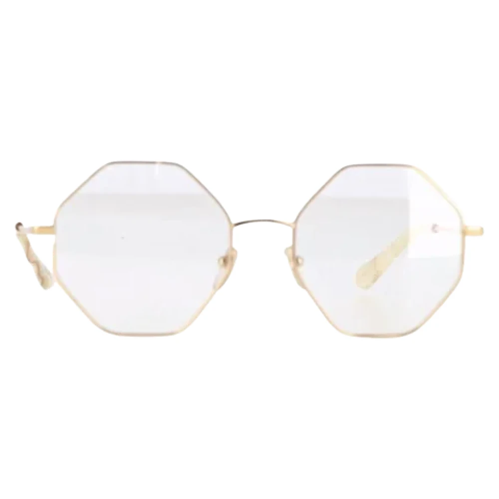 Chloé Pre-owned Metal sunglasses Yellow Dames