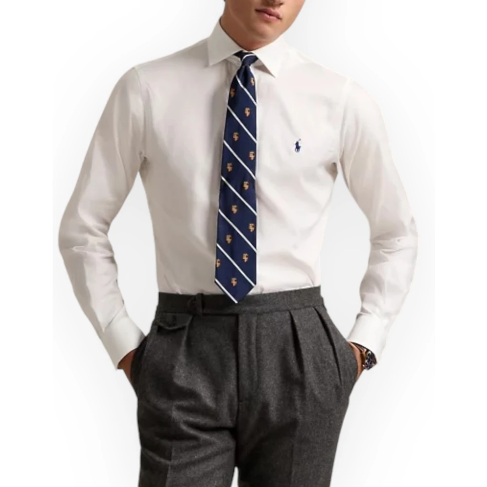 Polo Ralph Lauren Custom-Fit Overhemd White Heren