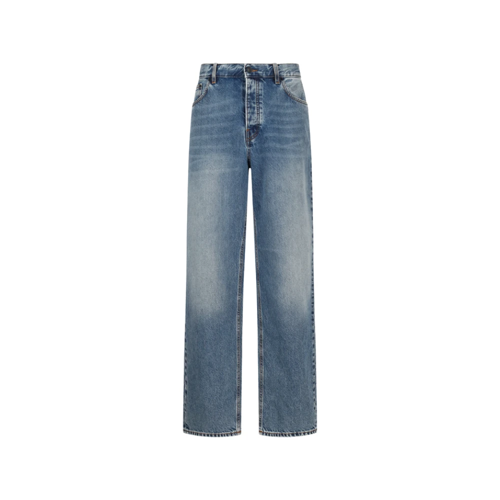 Haikure Men's Blue Straight Fit Jeans, W31, Worker Logan Jeans