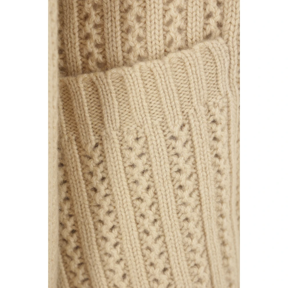 Max Mara Beige Gebreide Cardigan Sweater Beige Dames