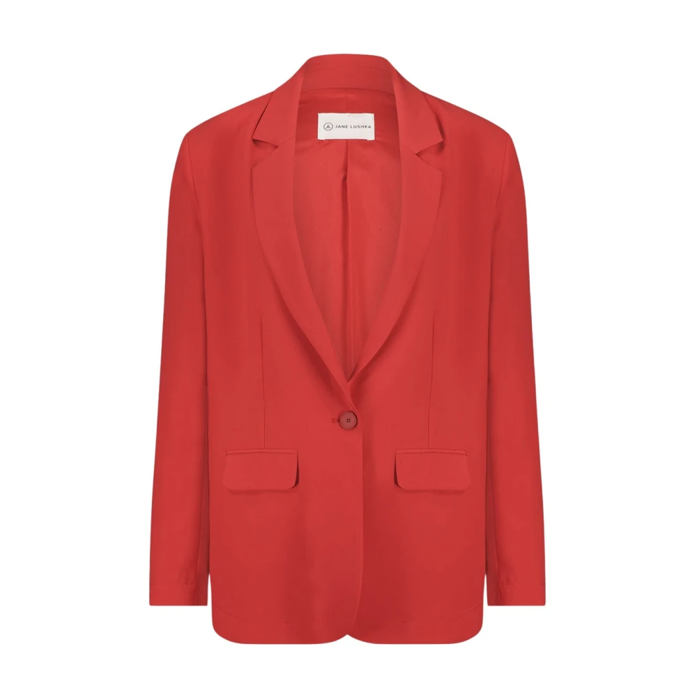 Jane Lushka Rode Lima Blazer Red Dames