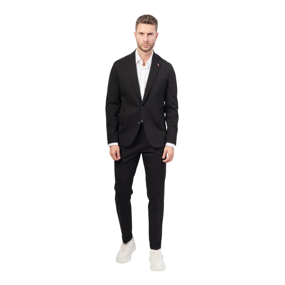 Mulish Klassiek Zwart Pak Set Black Heren