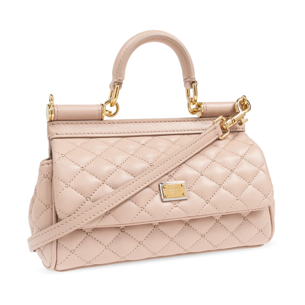 Dolce & Gabbana Schoudertas Klein Sicilië Pink Dames