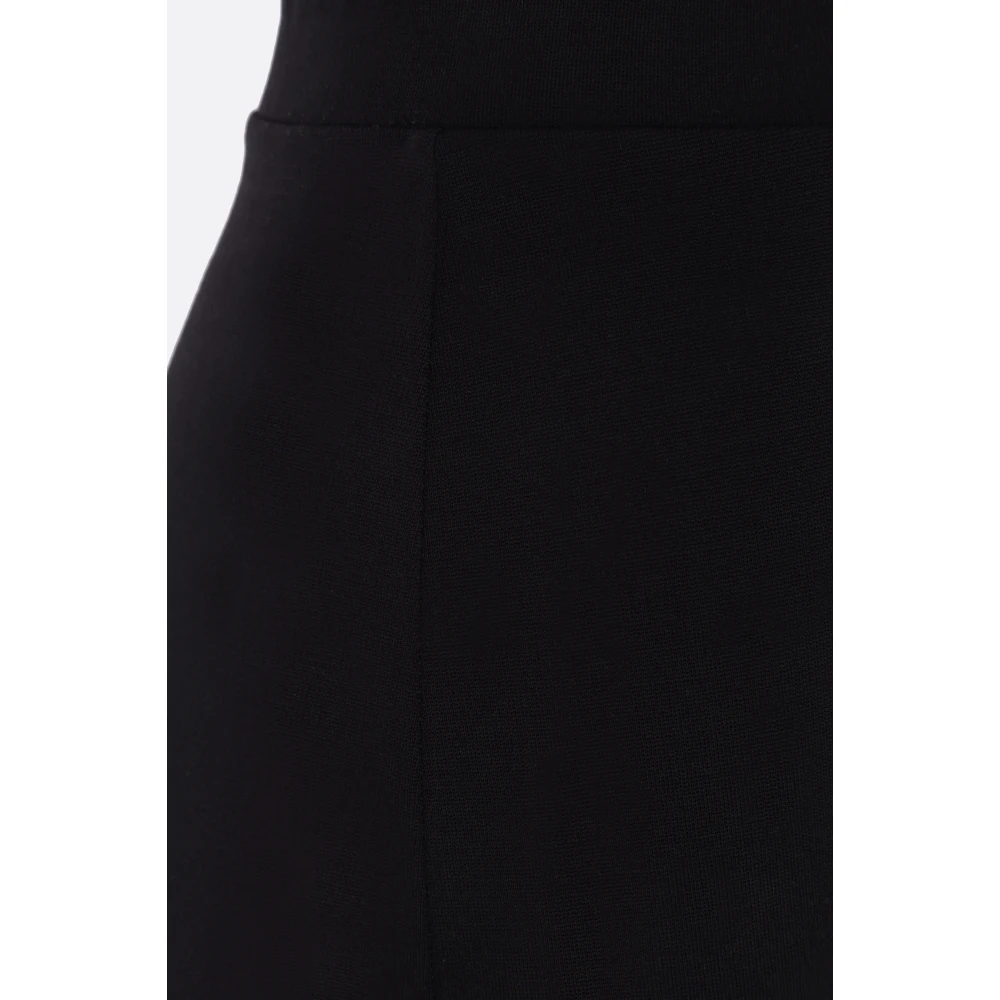 TotêMe Zwarte Legging met Elastische Tailleband en Rits Black Dames