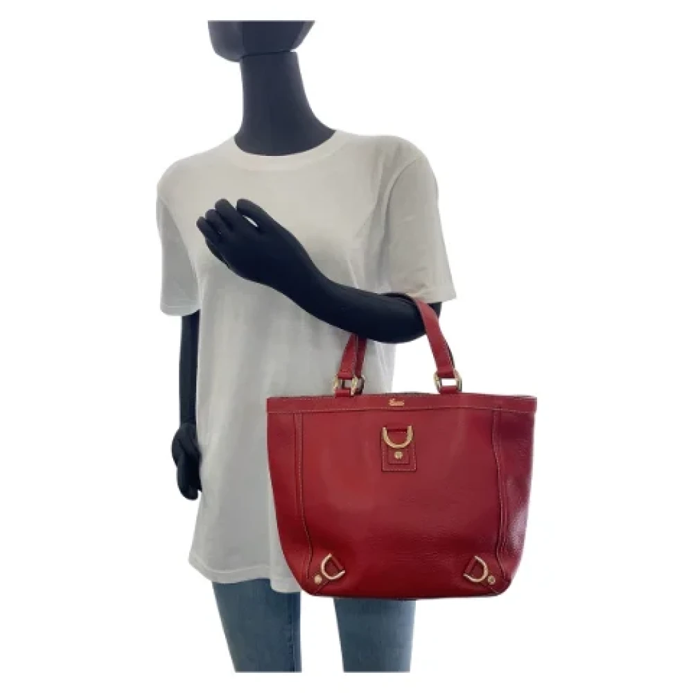 Gucci Vintage Pre-owned Canvas totes Red Dames