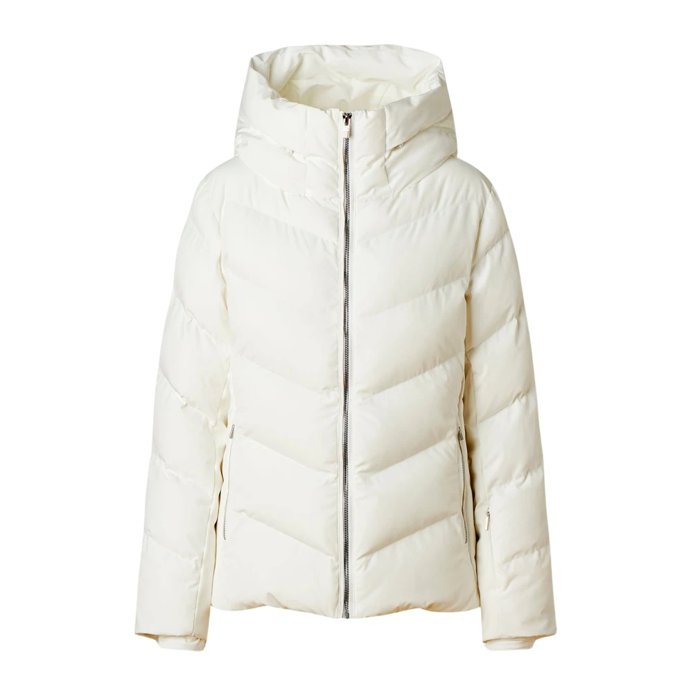Fusalp Kvinno Vit Jackor Dam, Xs, Polyester, Delphine Skidjacka