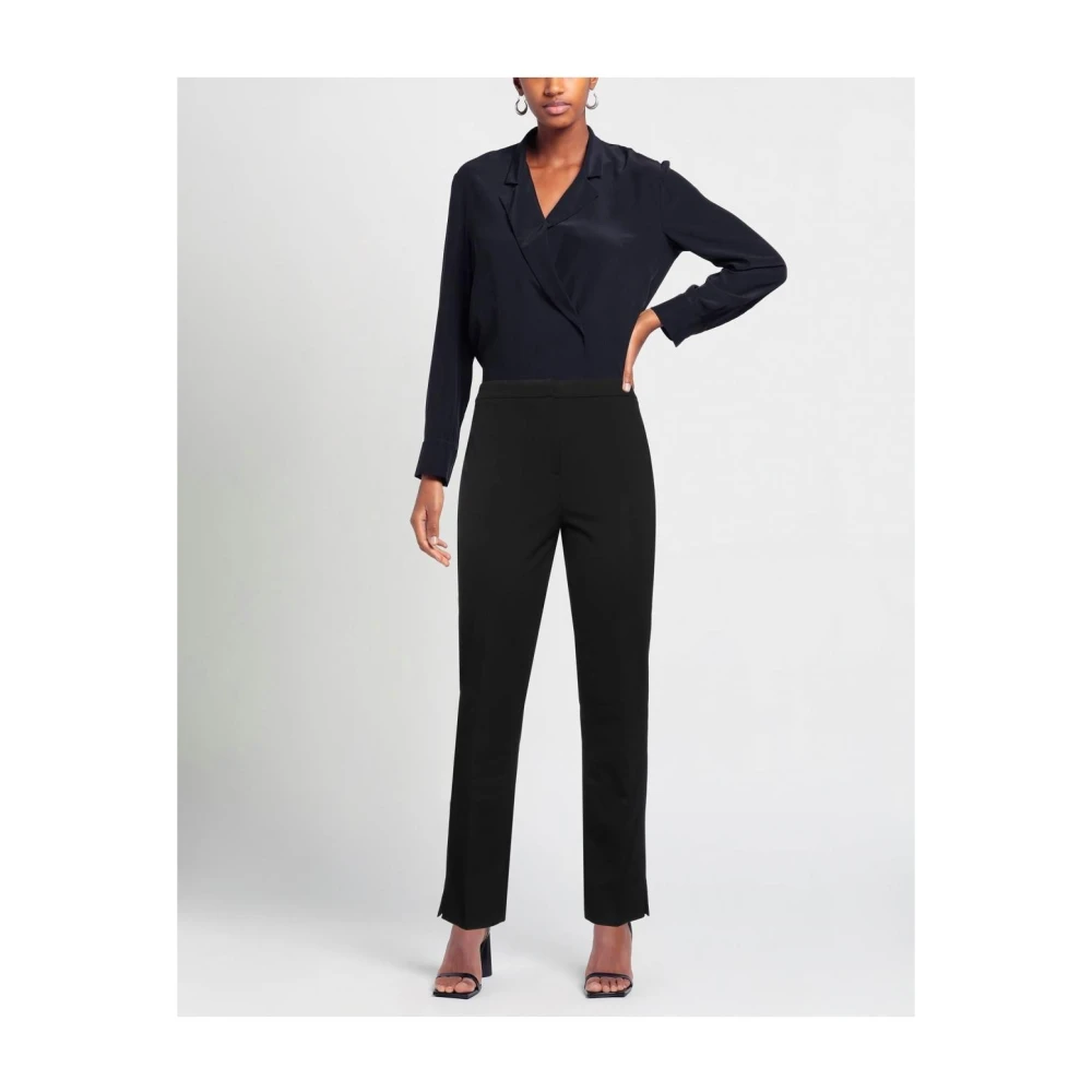 Beatrice .b Polyester Wijde Pijp Tailored Broek Black Dames
