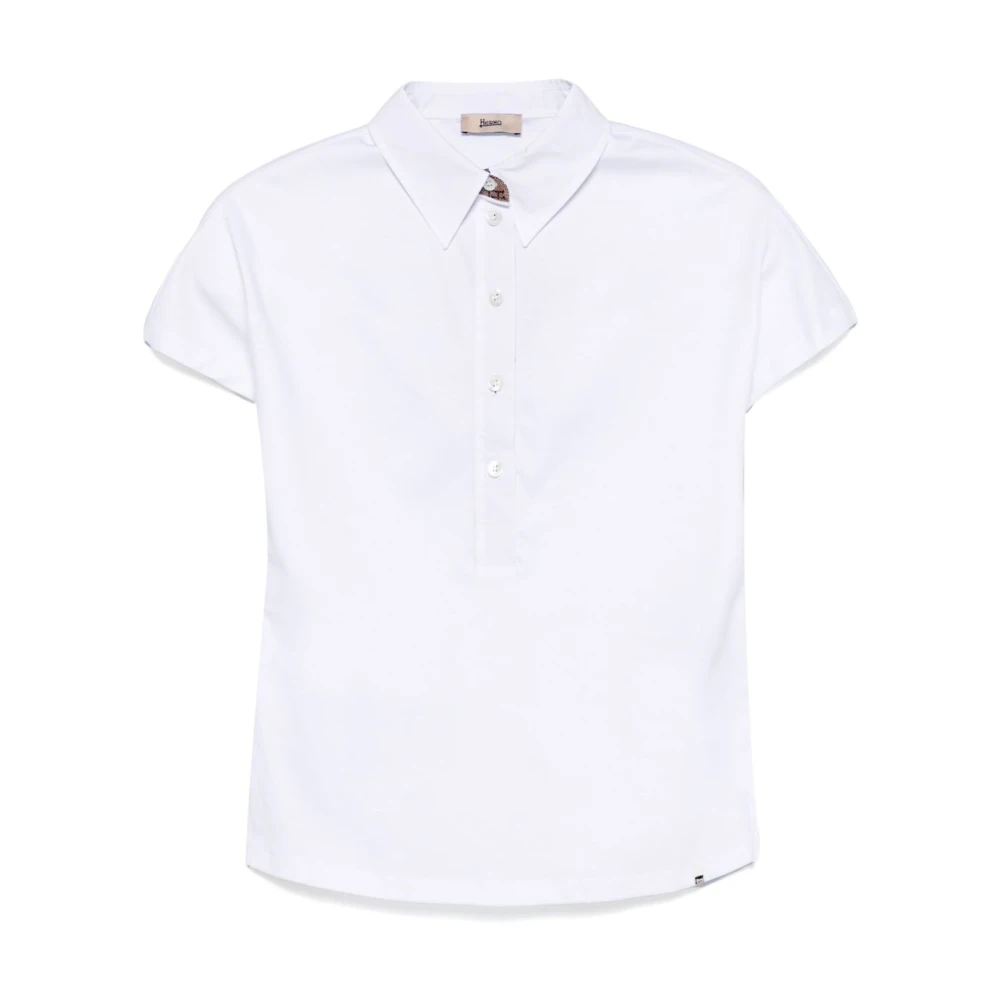 Herno Wit T-shirt en Polo White Dames