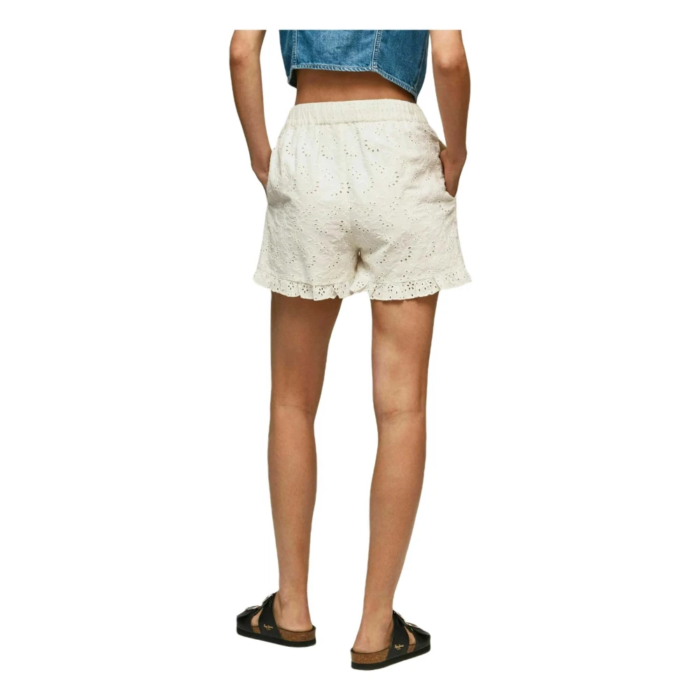 Pepe Jeans Short Shorts White Dames
