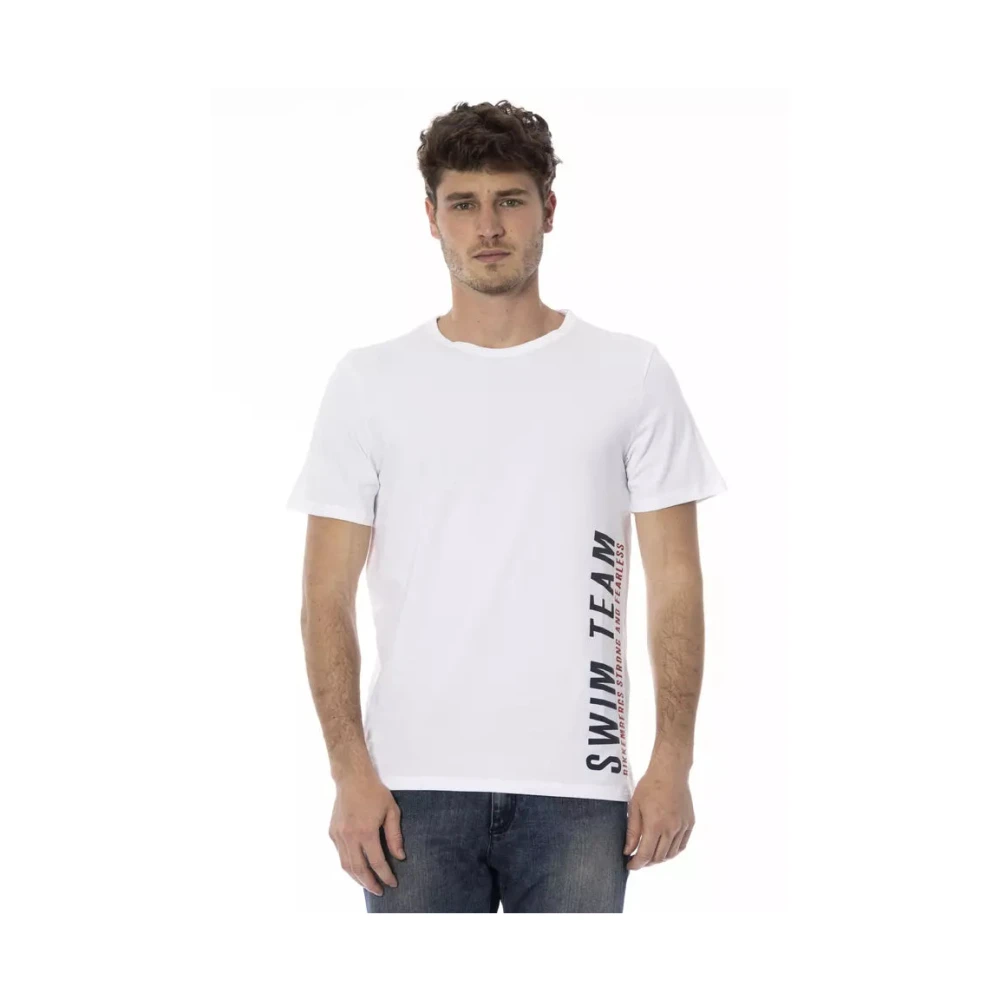 Bikkembergs Men's White Cotton T-Shirt