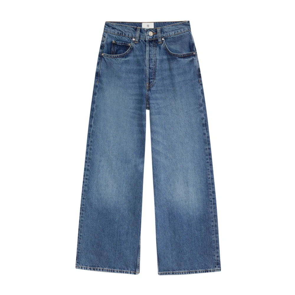 Anine Bing Wide Jeans Blue Dames