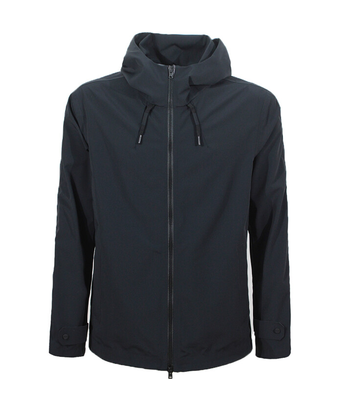 black-double-zip-hooded-coat