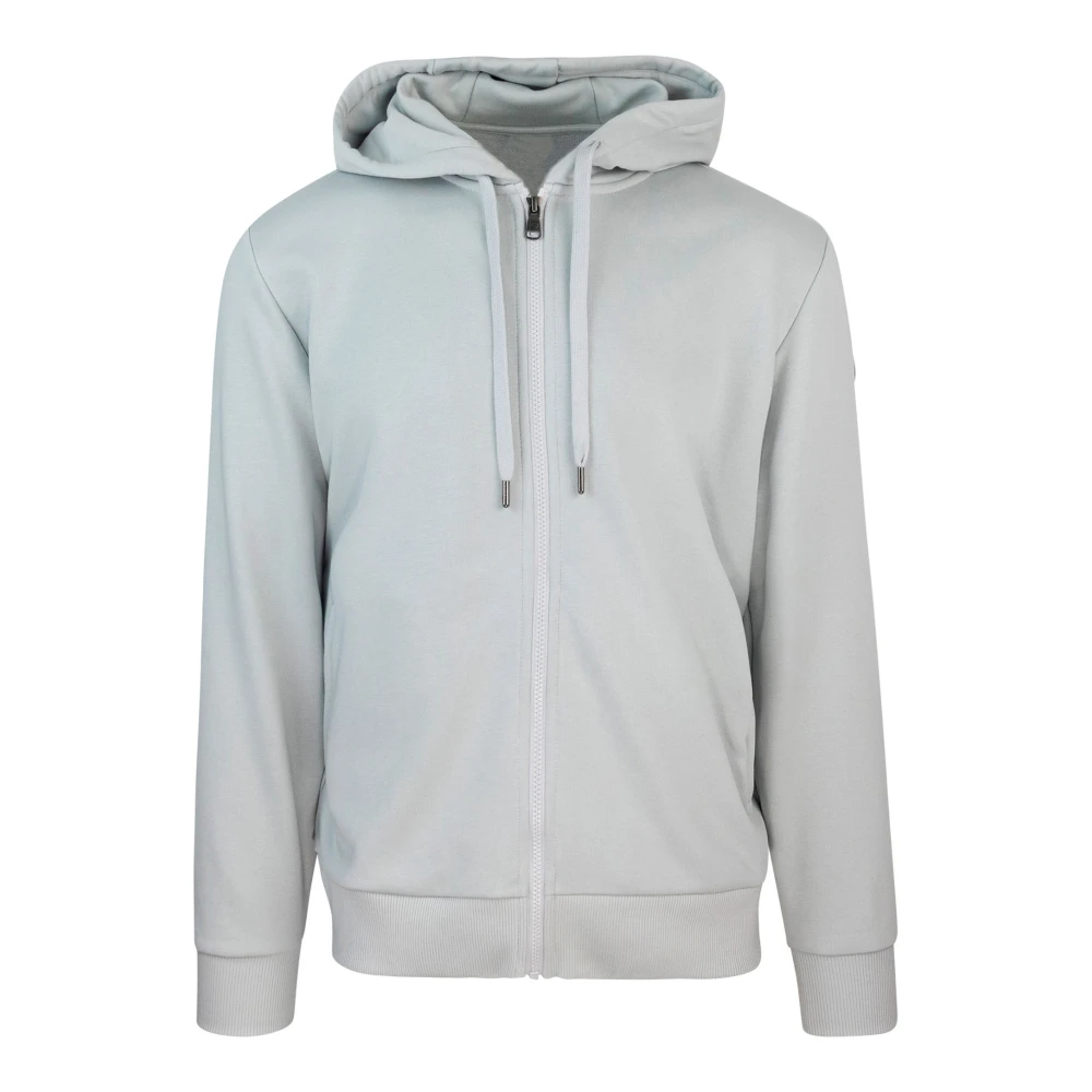 Colmar Men's Gray Zip-Throughs,, Grey Hooded Jumper Zipper Pockets Small