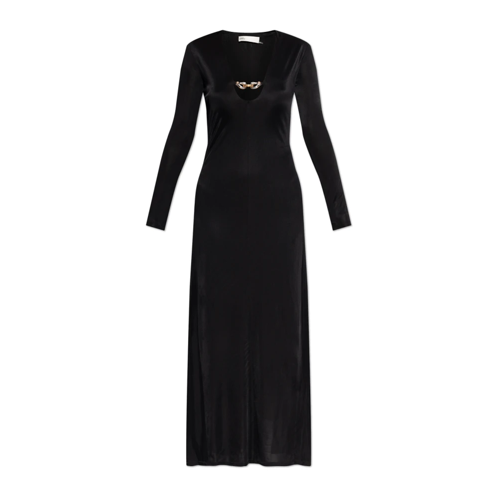 TORY BURCH Jurk met decoratieve applicatie Black Dames