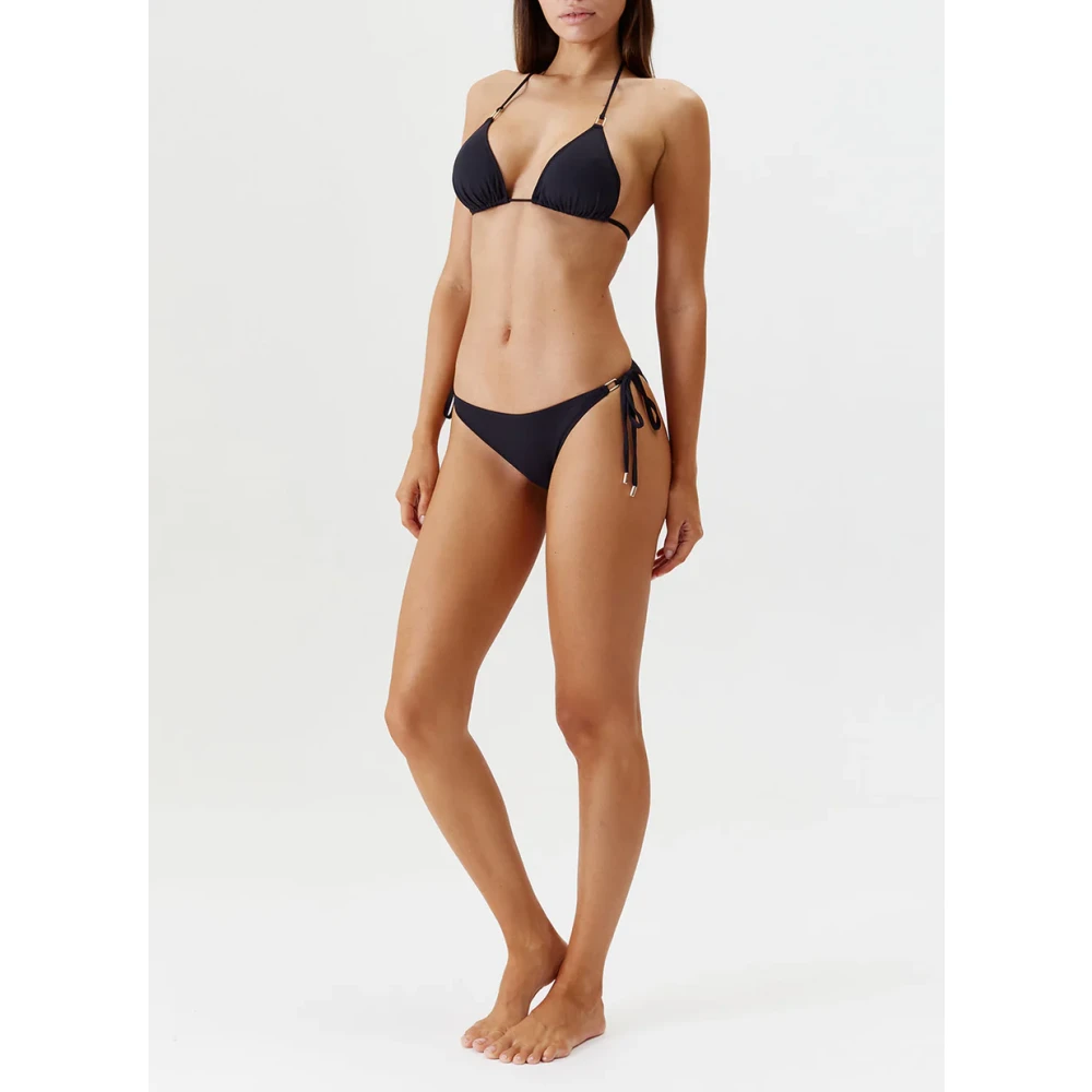 Melissa Odabash Zwarte Triangel Bikini Top SPF 50 Black Dames