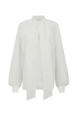 elegant-polyester-shirt-with-bow
