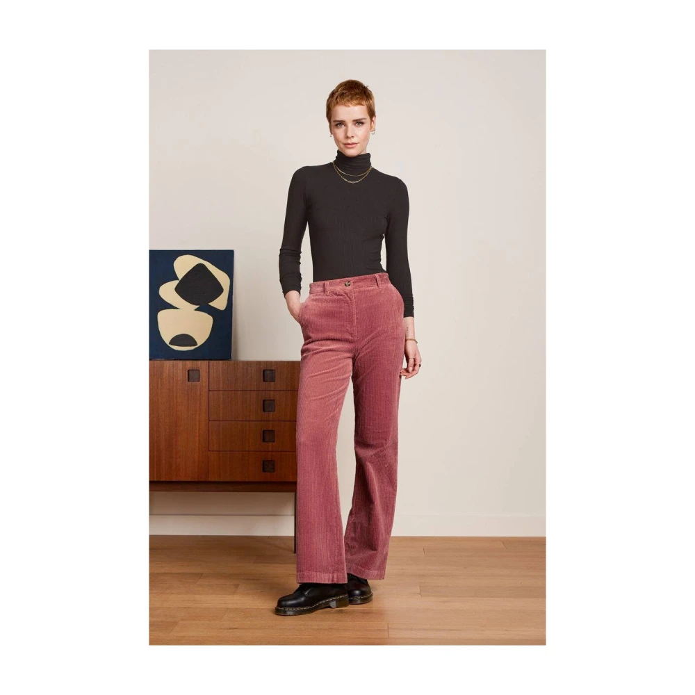 king louie Corduroy Marcie Broek Red Dames