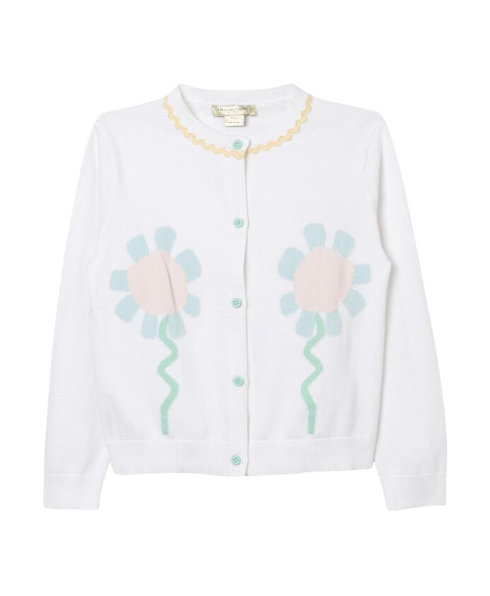 white-floral-knit-cardigan