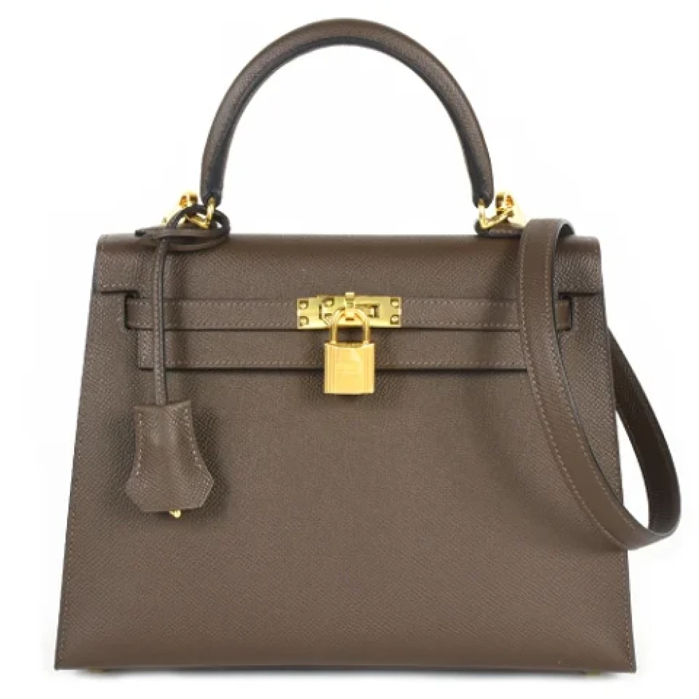 Hermès Vintage Pre-owned Leather totes Brown Dames