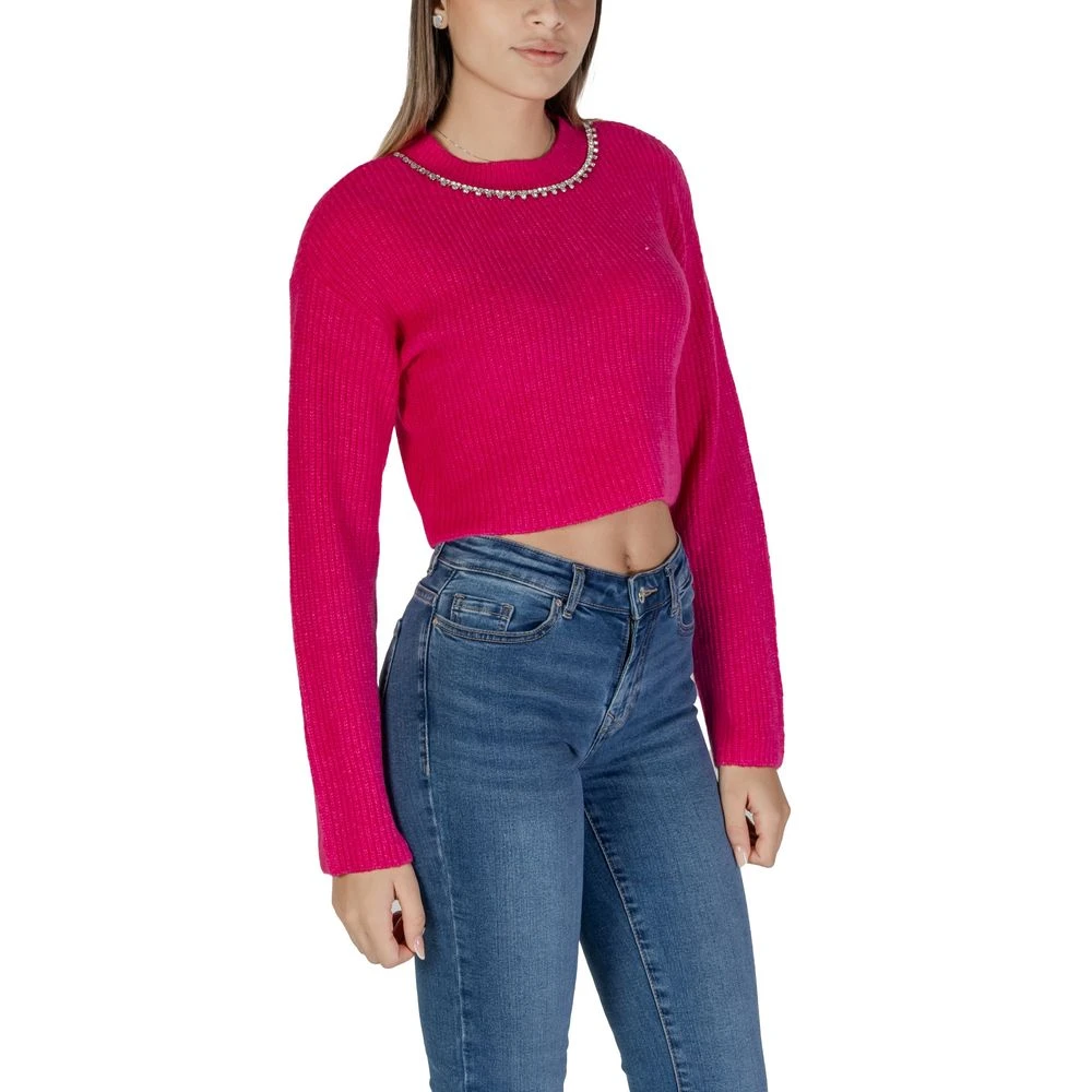Only Rosa Gebreide Kleding Herfst Winter Pink Dames