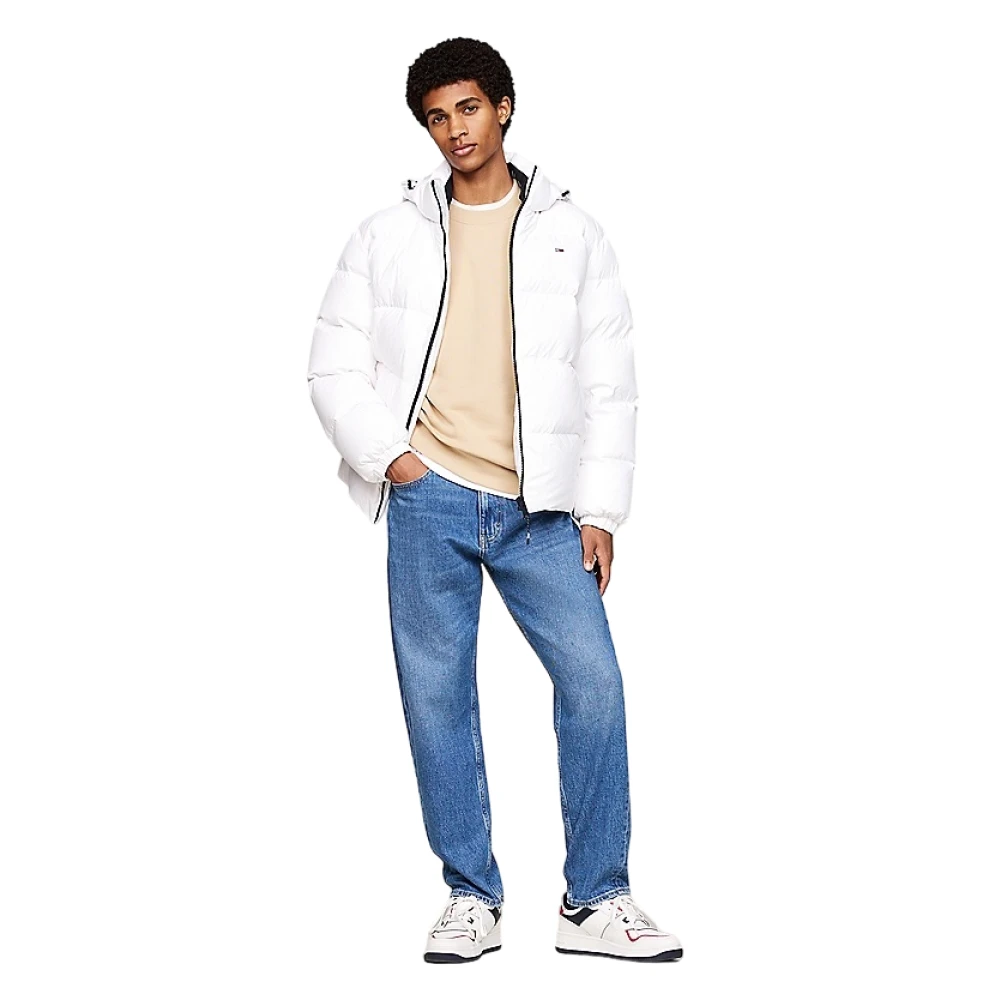 Tommy Jeans Donsjas White Heren