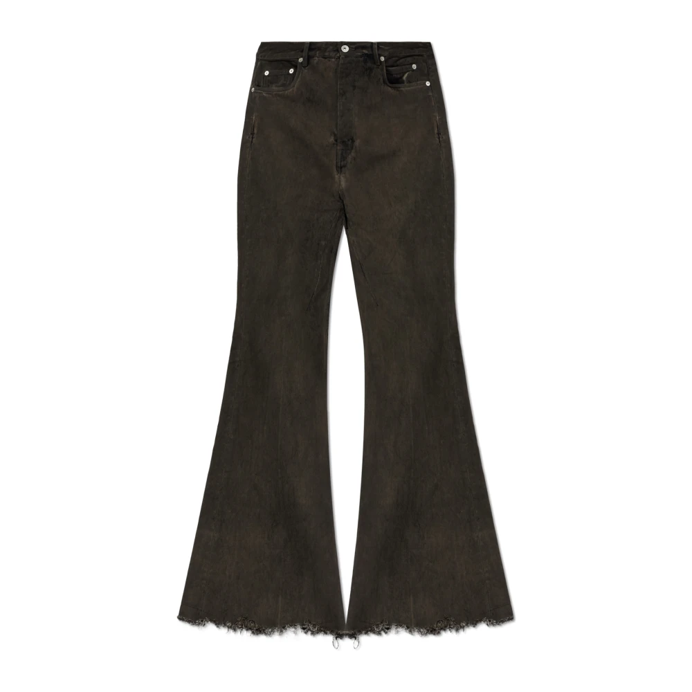 Rick Owens Uomo Grigio Bolan Bootcut Jeans - Man Jeans 30 - Immagine 2