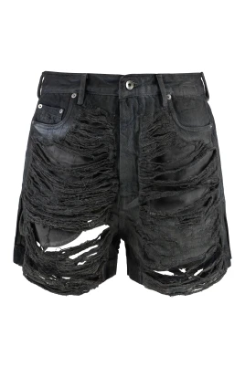 Geth Cut-Off Distressed Shorts